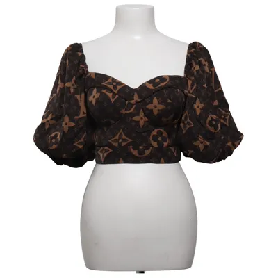 Crop Top (Braun, Schwarz) von Fashion