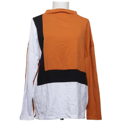 Långärmad t-shirt (Orange, Svart, Vit) från BPC Selection Bomull, Elastan