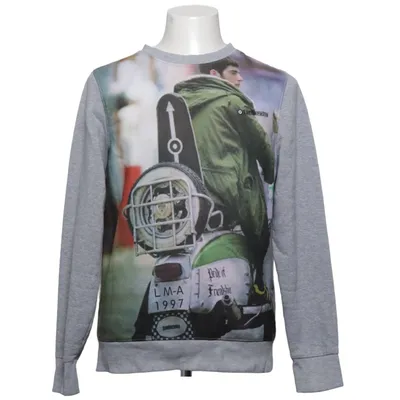 Collegetröja (Grå, Flerfärgad) från Lambretta Polyester