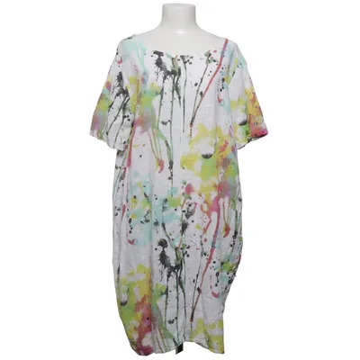 Jurk (Wit, Meerkleurig) van New Collection Katoen