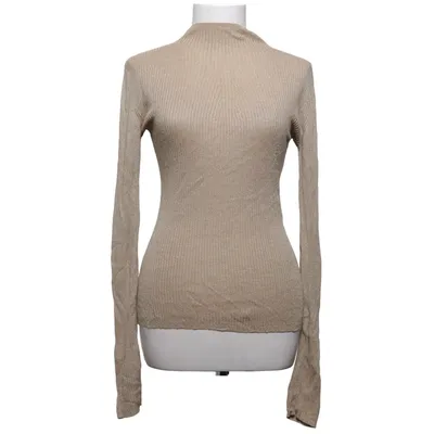Rollkragenpullover (Beige) von SAND Copenhagen Metallfaser, Polyester, Viskose
