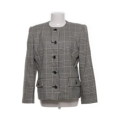 Blazer (Black, White) from Kasper Polyester, Wool