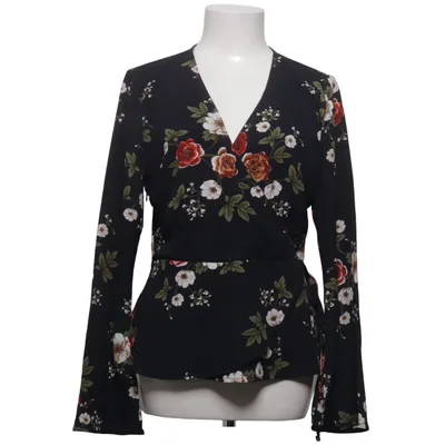 Wrap blouse (Black, Multicolored) from Stella Morgan Polyester