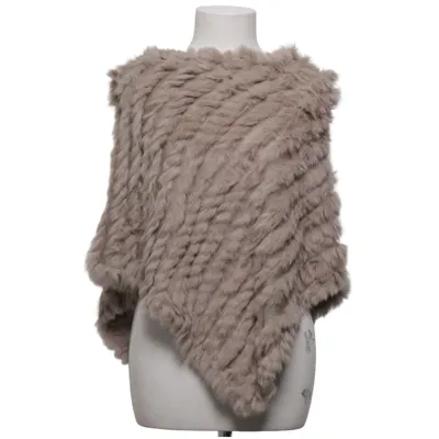 Poncho (Marron) de Kopenhagen by Andersen Fourrure