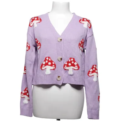Cardigan (Lila, Rood, Wit) van Shein Acryl