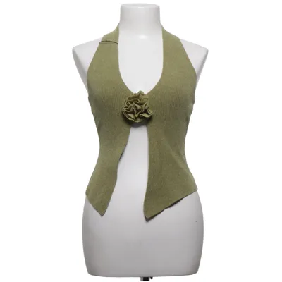 Halter neck top (Green) from With Jéan Elastane, Polyester