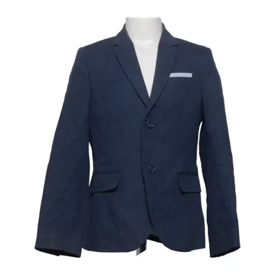 Blazer (Bleu) de H&M Coton, Lin, Polyester