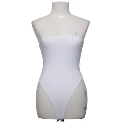 Romper (Wit) van PrettyLittleThing Katoen, Elastaan