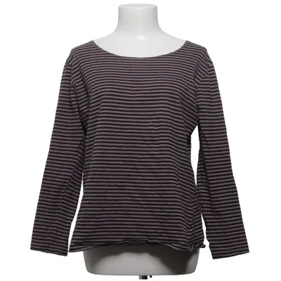Långärmad t-shirt (Brun, Svart) från Gudrun Sjödén Bomull, Elastan