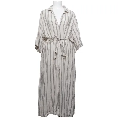 Robe chemise (Beige, Noir) de Lindex Lin, Viscose