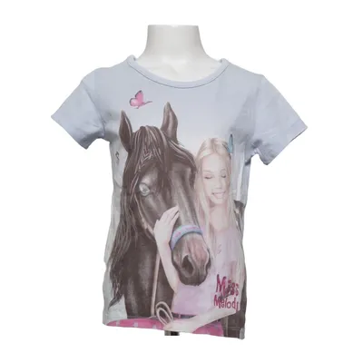 T-shirt (Blue, Multicolored) from Miss Melody Cotton