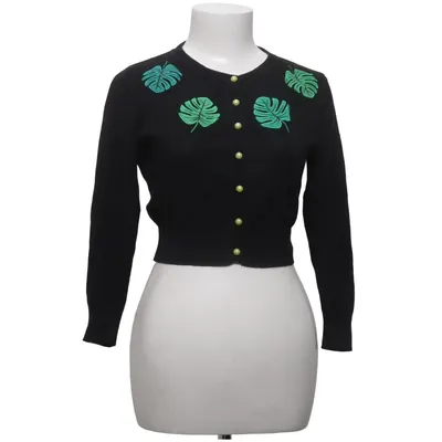 Cardigan (Black, Green) from Collectif Cotton, Elastane