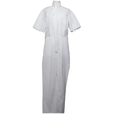 Byxdress (Vit) från Hejco Bomull, Polyester