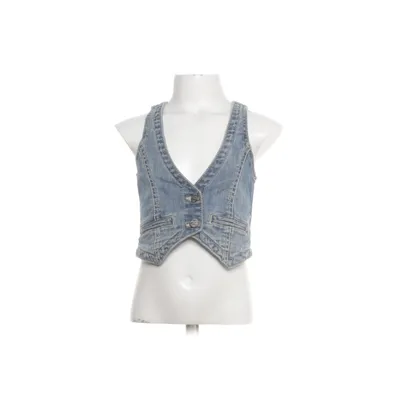 Jeansväst (Blå) från L.O.G.G by H&M Bomull, Elastan