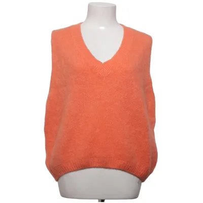 Slipover (Orange) from Glossy Acrylic, Mohair, Polyamide, Wool