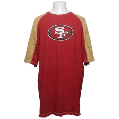 T-shirt (Rood, Beige) van NFL Team Apparel Katoen