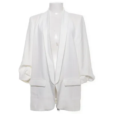 Kavaj (Vit) från Zara Woman Elastan, Polyester