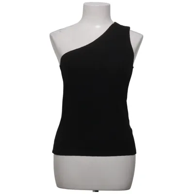 Tanktop (Rib One Shoulder High Neck Tank) van Franken Katoen, Elastaan