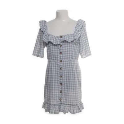 Shirt dress (Blue, White) from ASOS Polyester, Viscose, Cotton