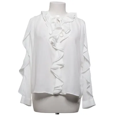 Blouse (White) from Zara Polyester