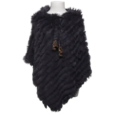 Poncho (Gray) from Kopenhagen by Andersen Fur