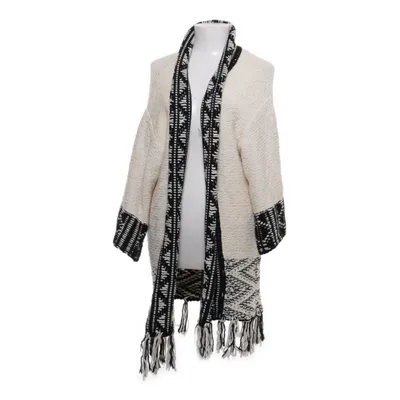 Cardigan (White, Black) from Zara Knit Acrylic, Cotton