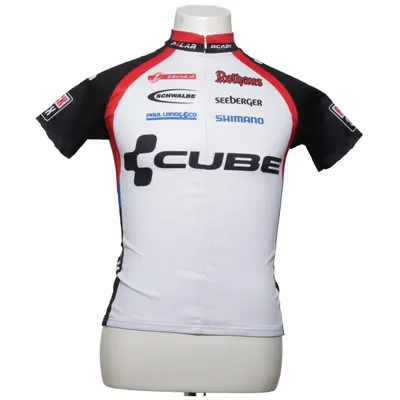 Wielershirt (Wit, Zwart, Rood) van Cube