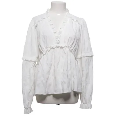 Blouse (Wit) van NA-KD Elastaan, Polyester