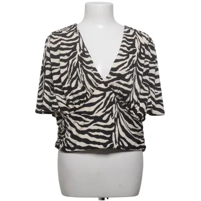 Crop top (Noir, Blanc) de H&M Modern Classic Élasthane, Polyester