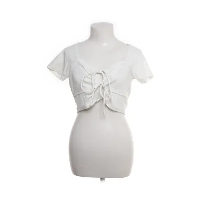 Crop top (Vit) från Aéropostale Bomull, Elastan, Återvunnen polyester