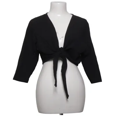 Wrap top (Black) from Odyssee Cotton, Elastane, Polyester