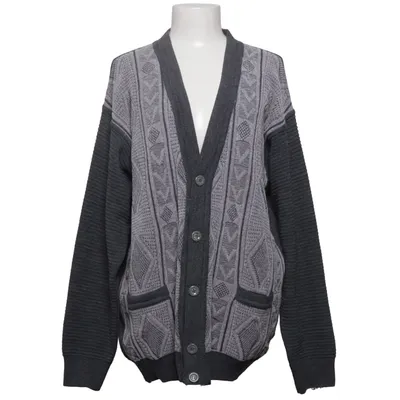 Cardigan (Gris) Acrylique, Coton