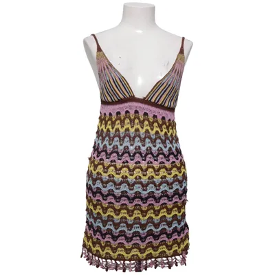 Robe de plage (Marron, Multicolore) de Zara Coton, Polyamide