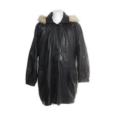 Läderjacka (Svart) från Ykk Polyester, Skinn