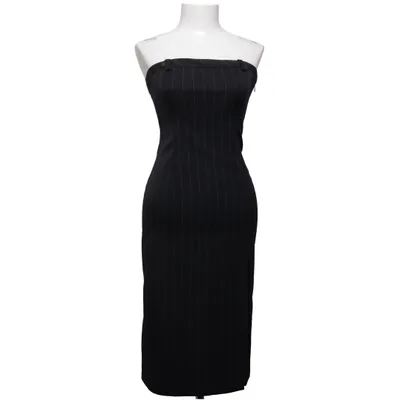 Kjole (Sort, Hvid) fra Columbus Elastan, Polyester, Viscose