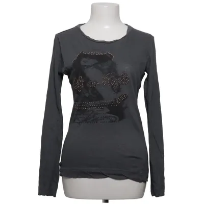 Langærmet t-shirt (Grå) fra Mille K Bomuld, Linned