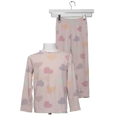 Pyjama (Beige, Mehrfarbig) von ICA I Love Eco Elasthan, Bio-Baumwolle