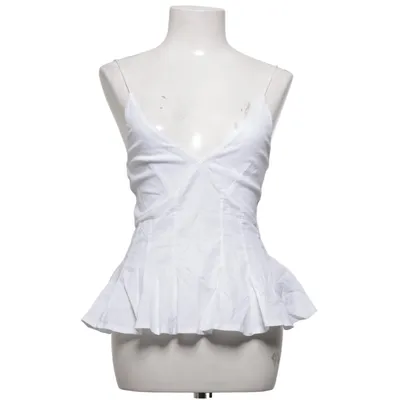 Tank Top (White) from Zara Cotton