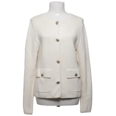 Strickjacke (Weiß) von Hampton Republic Baumwolle, Nylon, Viskose