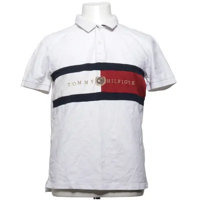 Pikétröja (Vit, Röd, Blå) från Tommy Hilfiger Bomull