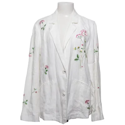 Kavaj (Vit, Flerfärgad) från Anthropologie Linne, Viskos