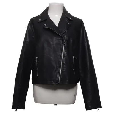 Biker jacket (Black) from Lindex Polyester, Polyurethane