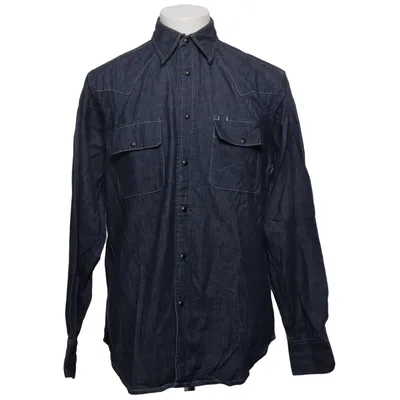 Denim shirt (Blue) from Solo Cotton