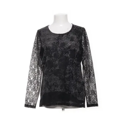 Långärmad t-shirt (Svart, Grå) från Pause Café Elastan, Polyester