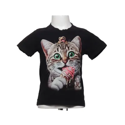 T-shirt (Noir, Multicolore) de Rock Eagle Coton