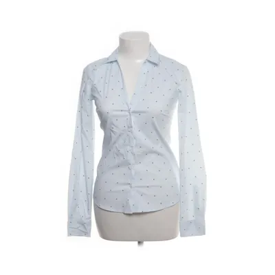 Skjorte (Blå, Flerfarvet) fra H&M Bomuld, Polyester, Elastan