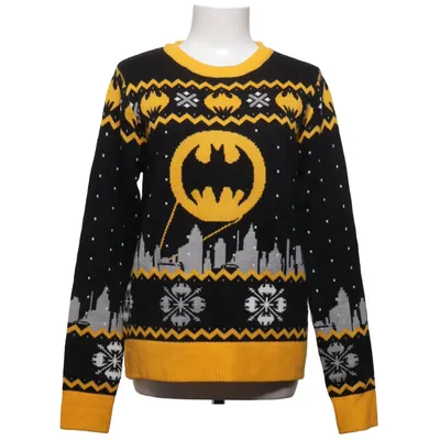 Jultröja (Svart, Gul, Grå, Vit) från Batman Akryl