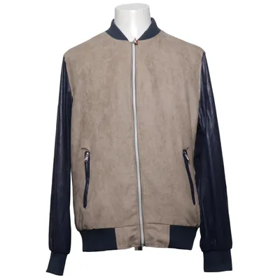 Blouson (Beige, Bleu) de AC Polyester, Polyuréthane