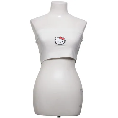 Tubetop (Hvid) fra PrettyLittleThing Elastan, Polyester
