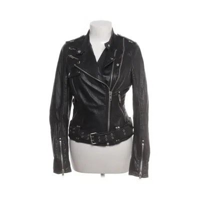 Bikerjakke (Sort) fra Jofama by Kenza Polyester, Læder